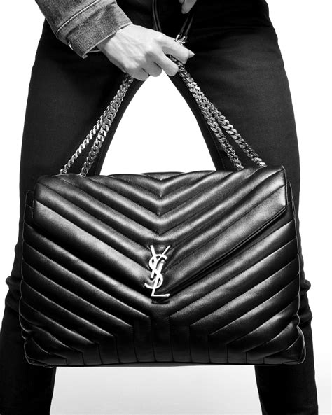 ysl loulou large dimensions|saint laurent loulou small.